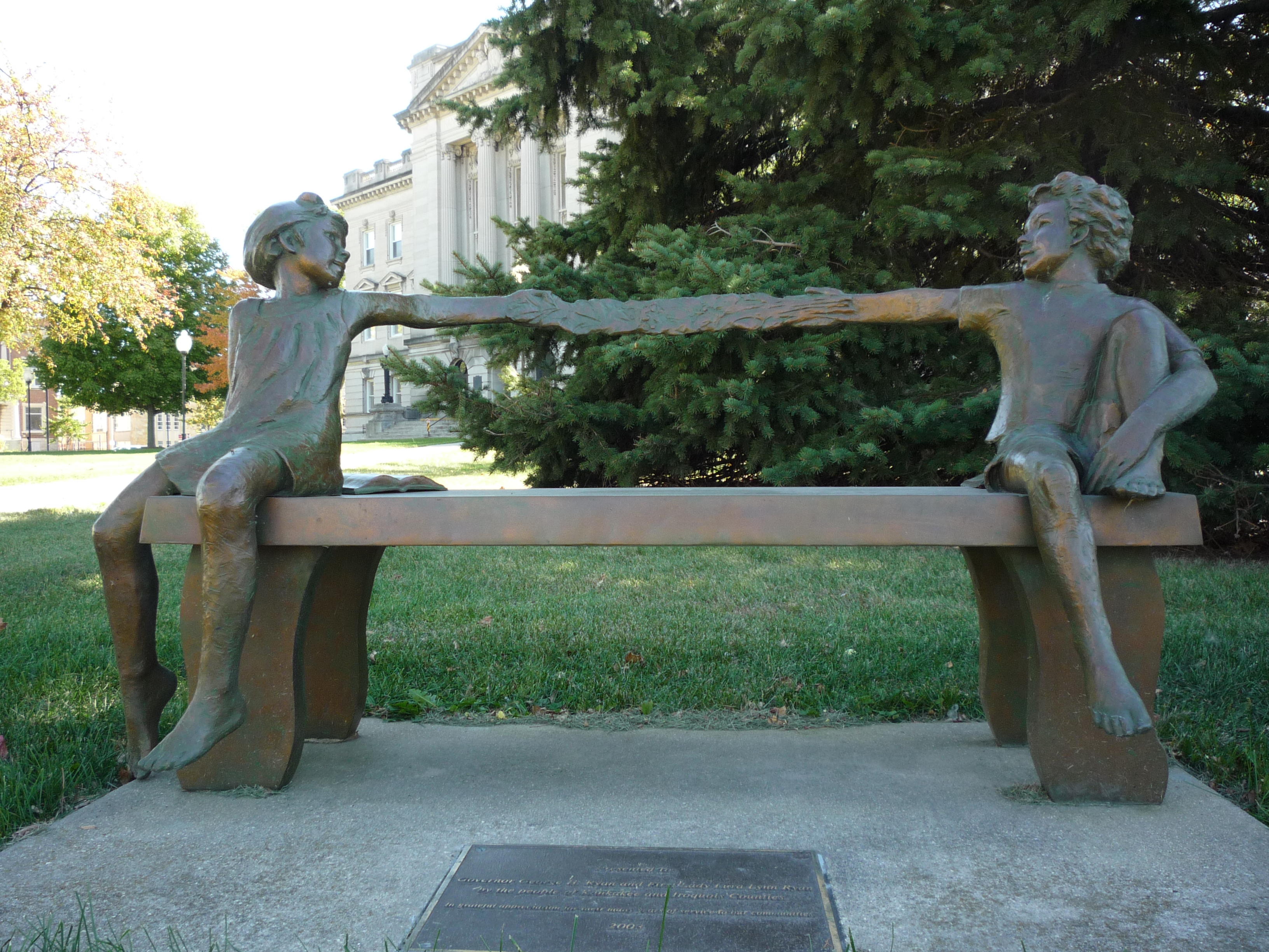 KanKaKee park bench 1.JPG